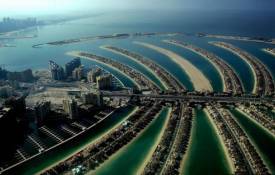 Города ОАЭ, Эмираты, Пальма Джумейра, Дубаи обои рабочий стол