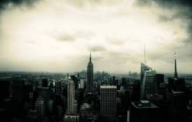 Города Нью-Йорк, New York, Манхетен, небоскрёбы обои рабочий стол