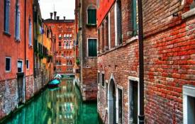 Города Венецианские улицы обои рабочий стол