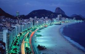 Города Город на побережье Бразилии обои рабочий стол