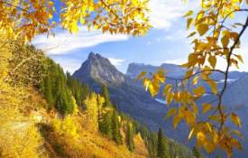 Природа Монтана, горы, осень обои рабочий стол