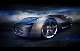 Автомобили Передок шевроле корвет обои рабочий стол