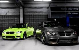 Автомобили Bmw, зеленый, матовый, фары обои рабочий стол
