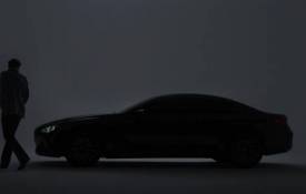 Автомобили Bmw, концепт, черная, Gran Coupe, силует обои рабочий стол