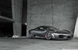 Автомобили Ferarri, серый, F430 обои рабочий стол