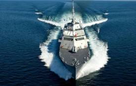 Автомобили Корабль, море, скорость, вооружение, палуба обои рабочий стол
