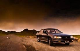 Автомобили Subaru Legacy B4, модель 1989 года выпуска обои рабочий стол