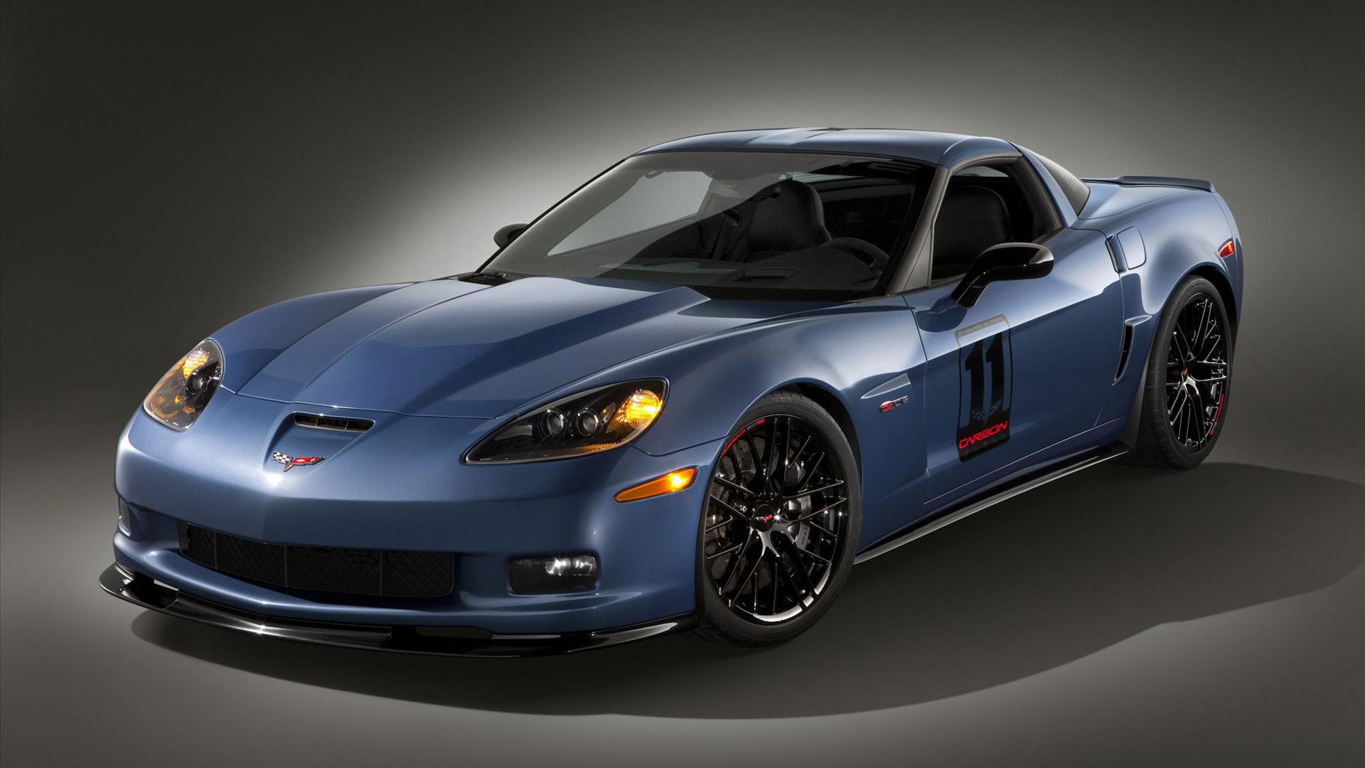 Corvette, z06, сarbon, синий, автомобили обои рабочий стол Автомобили