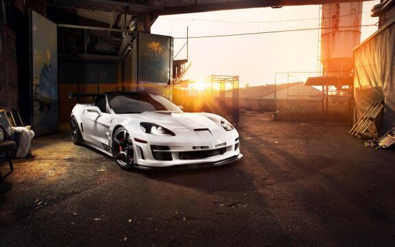chevrolet corvette c6 zr1 tripple x обои рабочий стол Автомобили