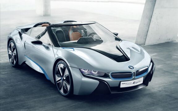 bmw i8 spyder concept car обои рабочий стол Автомобили