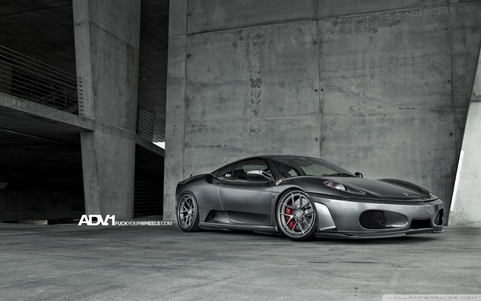 Ferarri, серый, F430 обои рабочий стол Автомобили