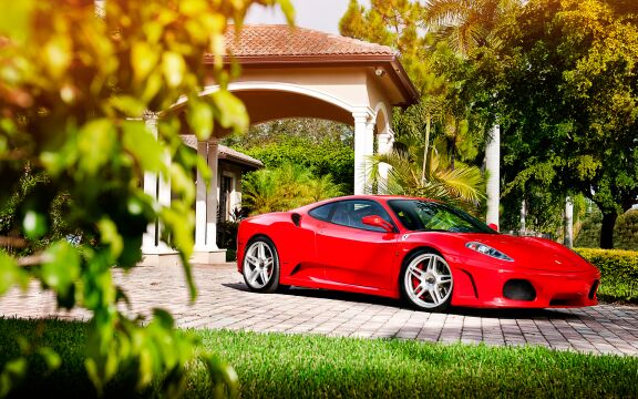 ferrari f430 adv1 wheels обои рабочий стол Автомобили