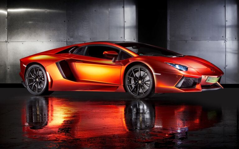 print tech lamborghini aventador обои рабочий стол Автомобили