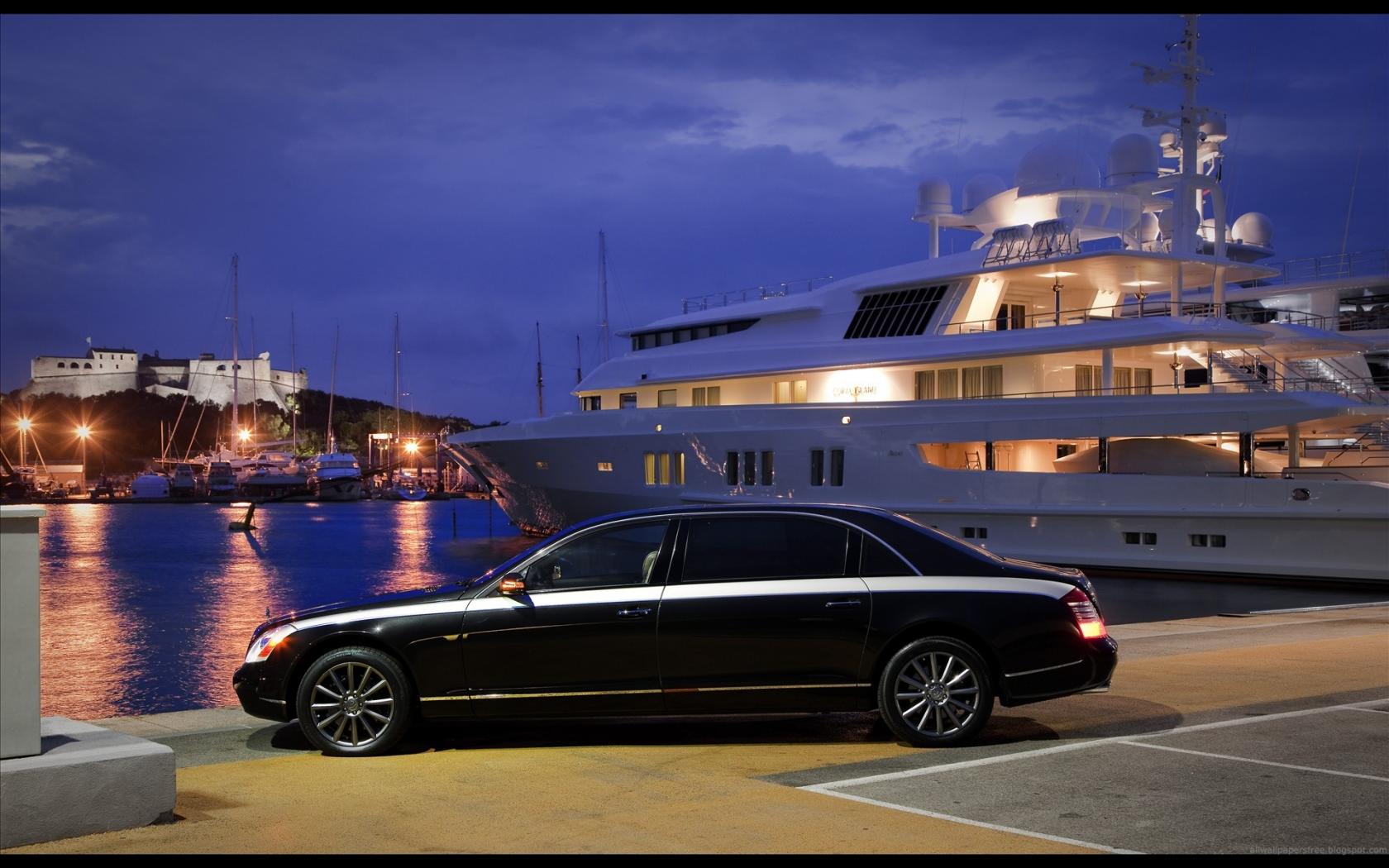 Maybach Zeppelin Night обои рабочий стол Автомобили