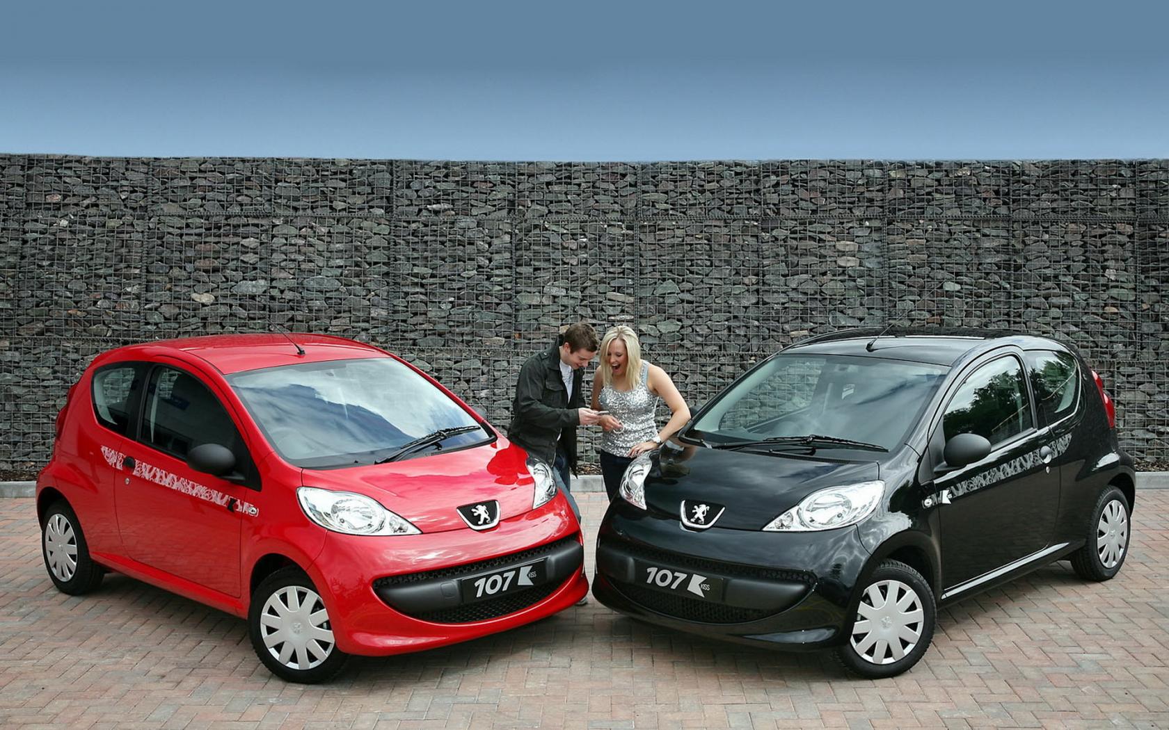 Peugeot 107 Kiss Limited Edition обои рабочий стол Автомобили