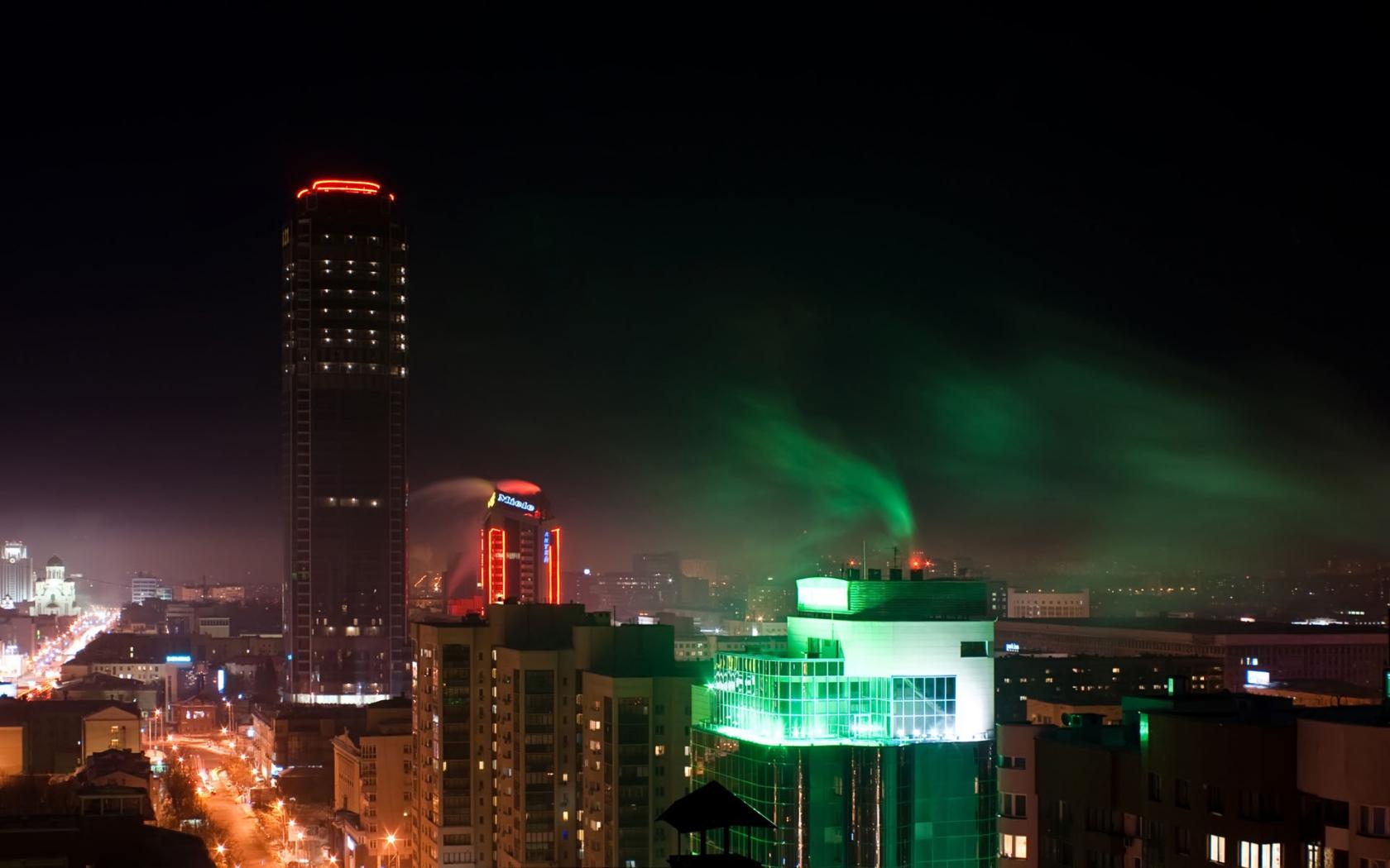 Зеленый ветер обои рабочий стол Города