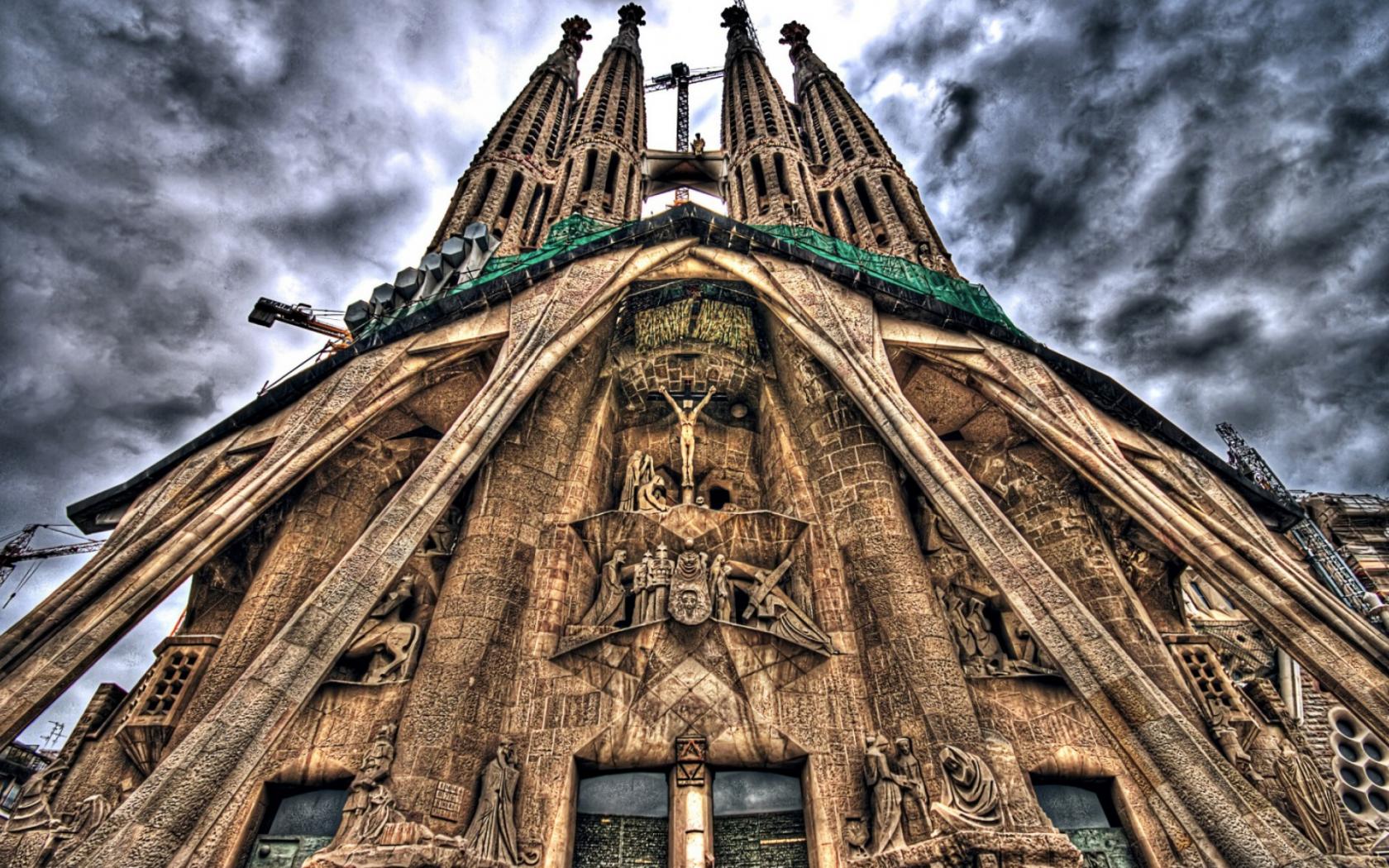 Sagrada Familia обои рабочий стол Города