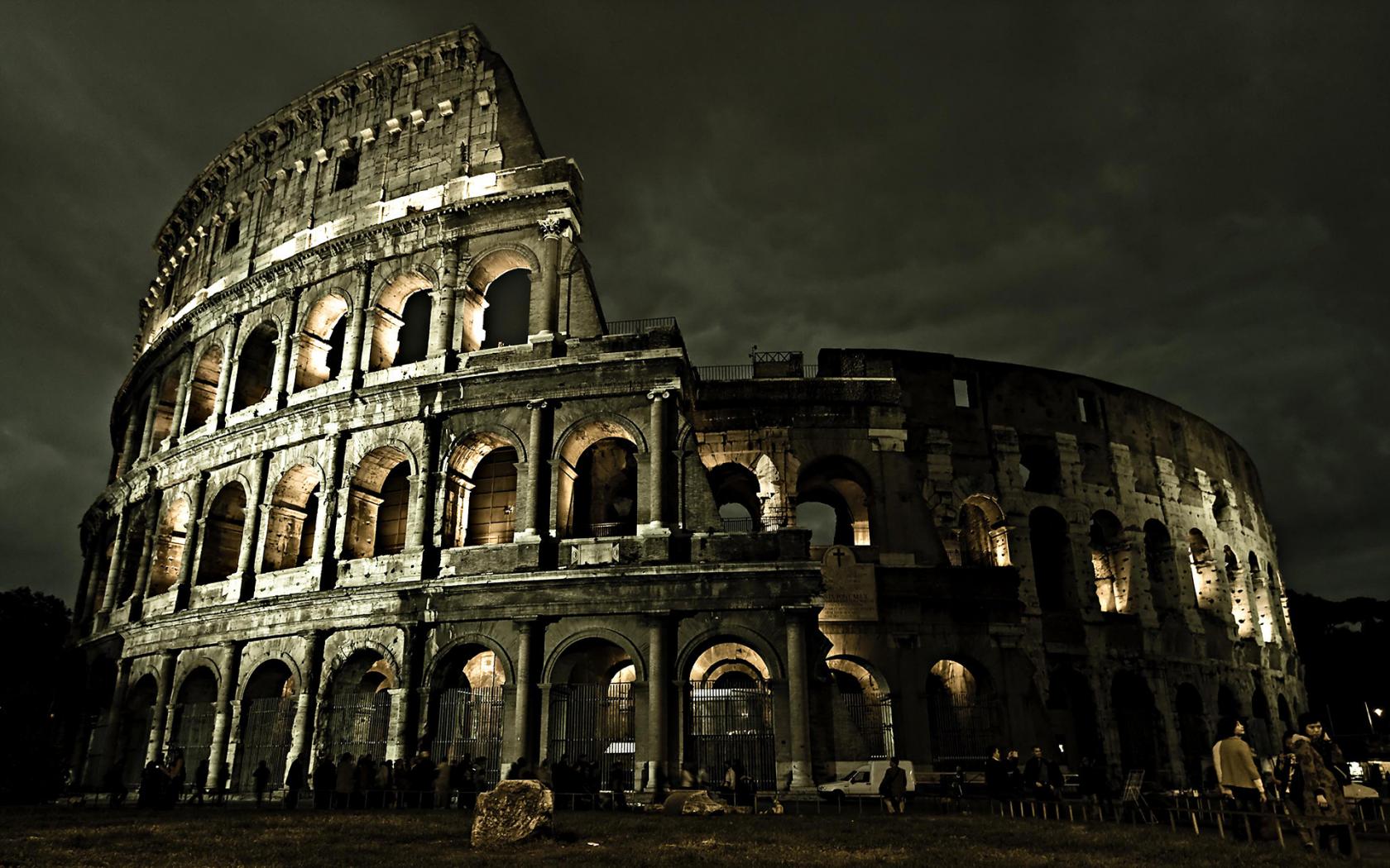 Рим, Италия, колизей, арена обои рабочий стол Города