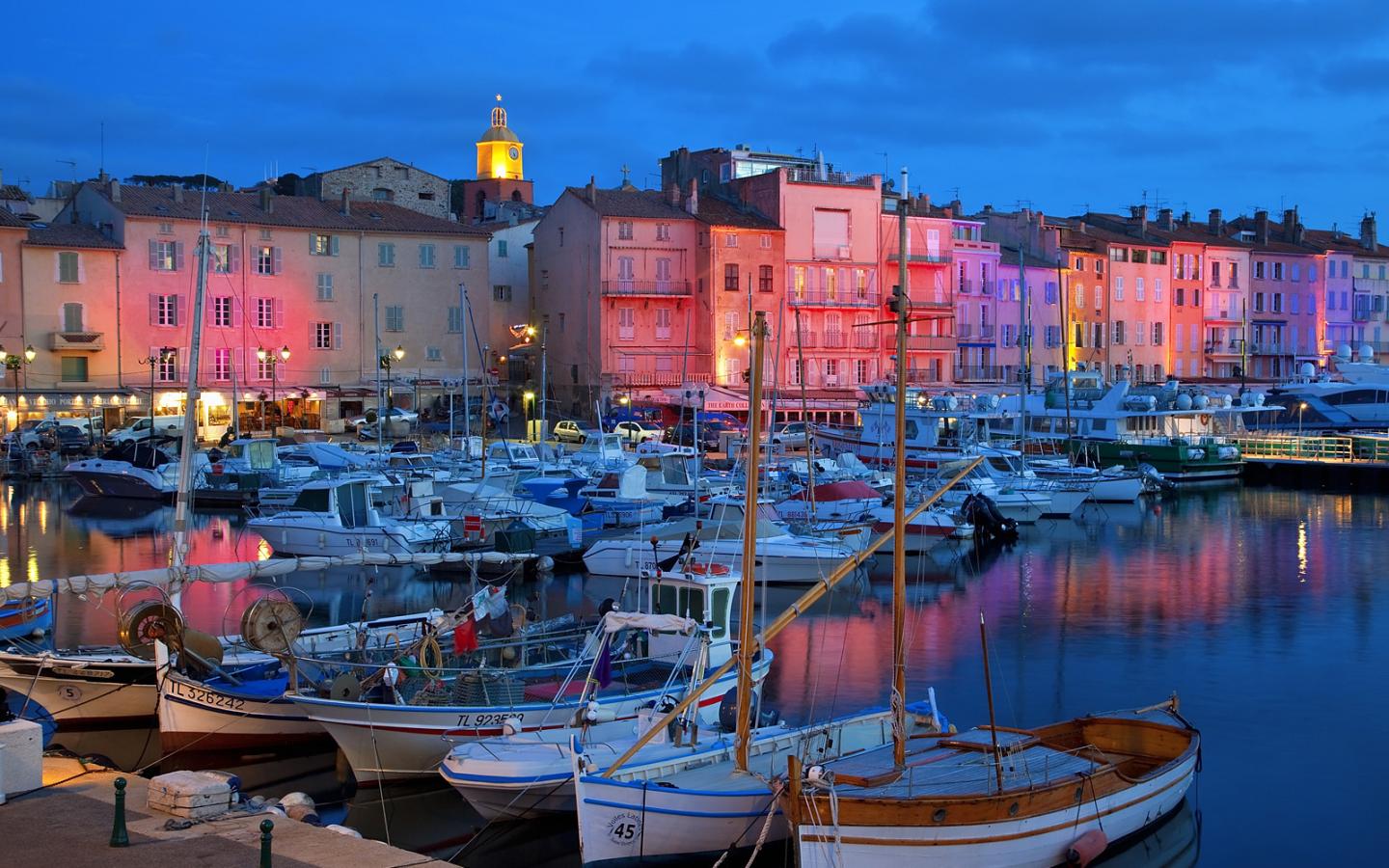 Saint-Tropez обои рабочий стол Города