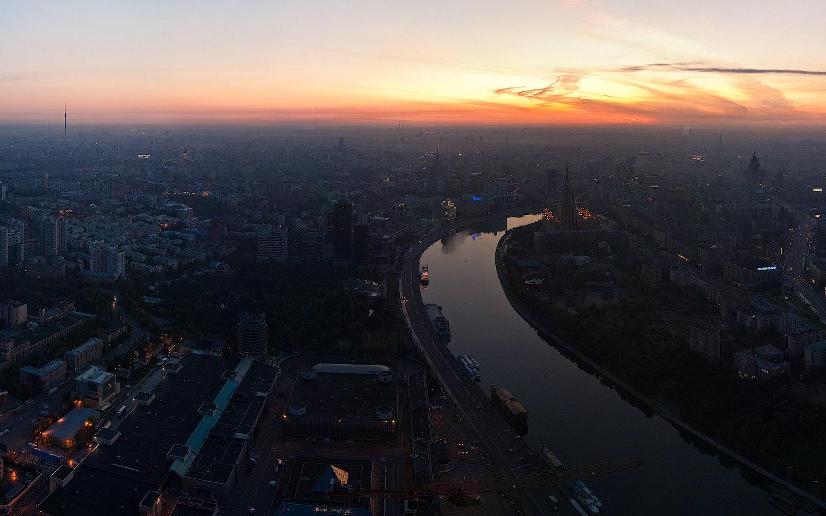 Москва сити обои рабочий стол Города