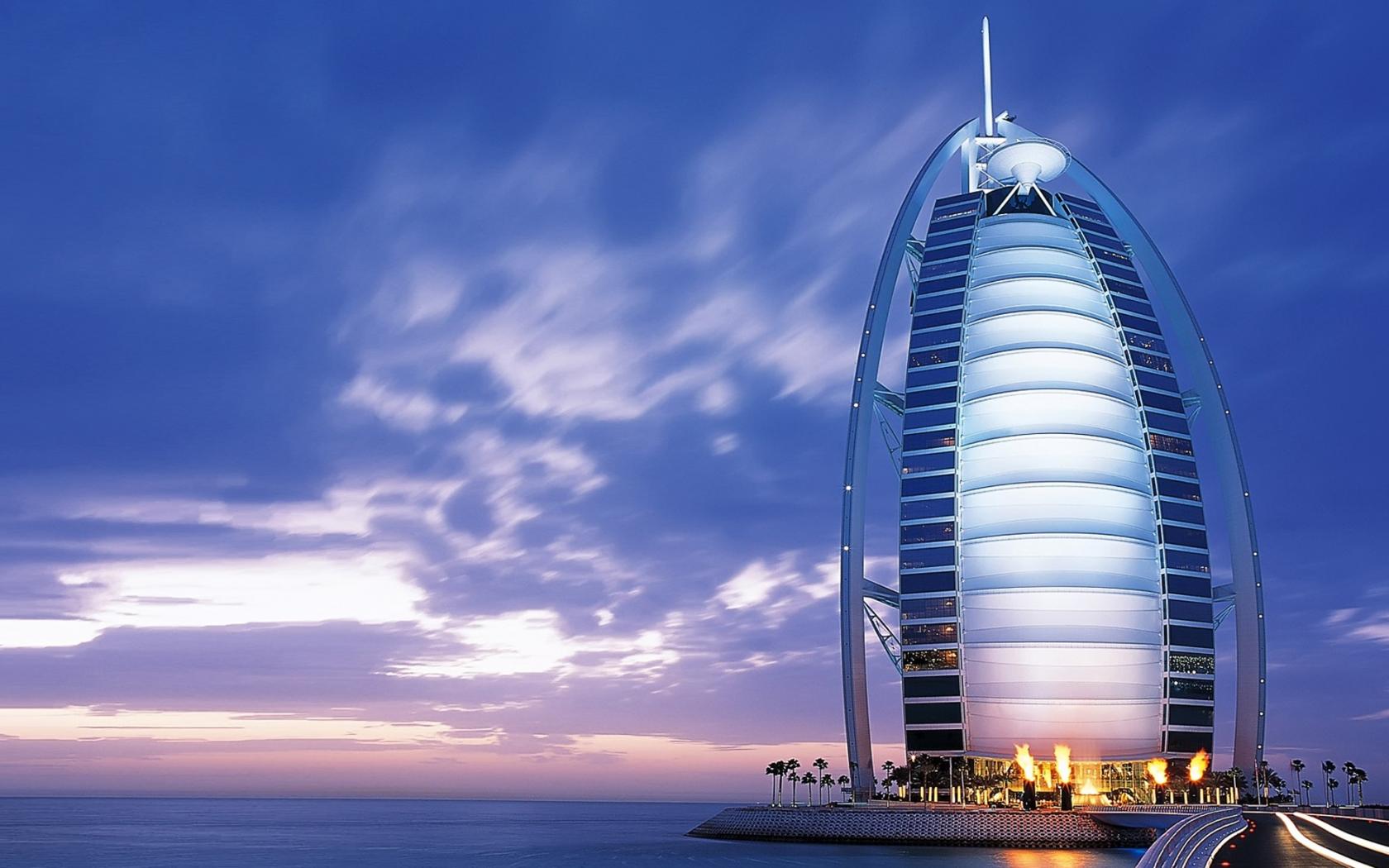 Burj Al Arab hote обои рабочий стол Города