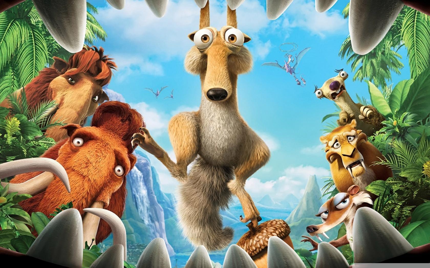 Ice Age 3 обои рабочий стол Мультфильмы