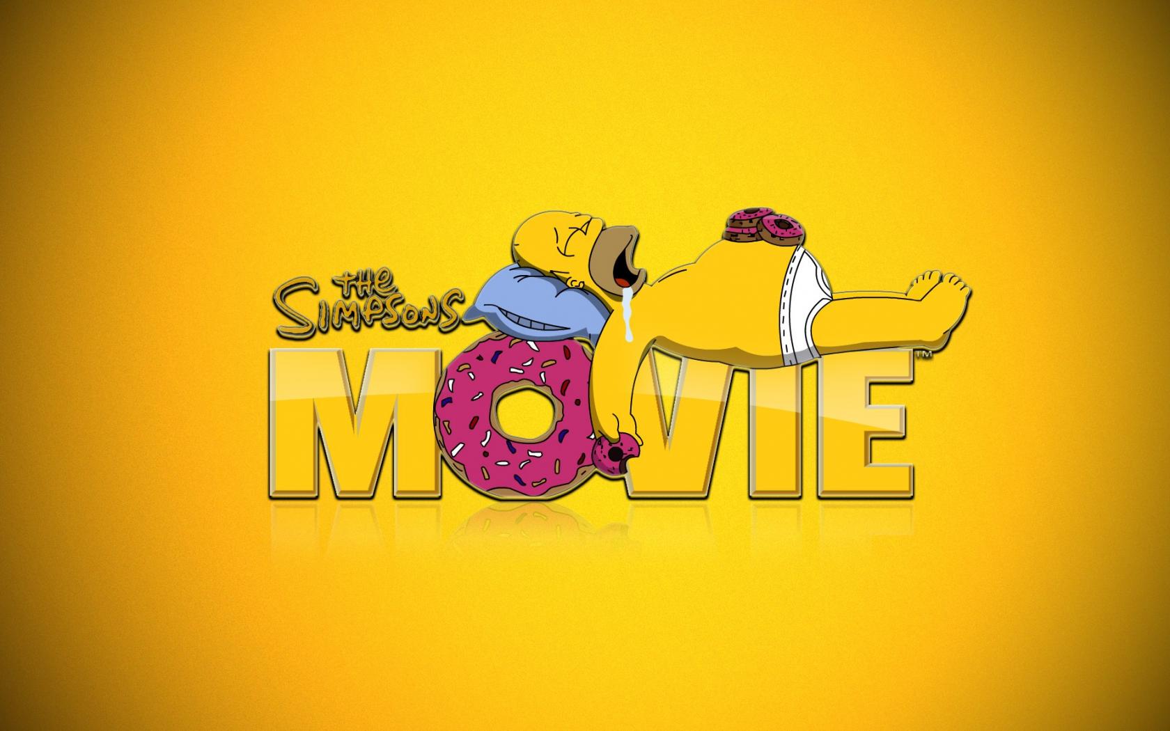 The Simpsons Movie обои рабочий стол Мультфильмы